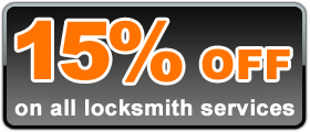 15% off on all locksmith services